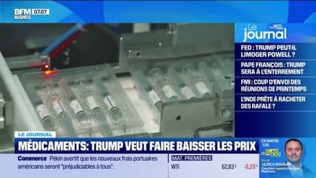 Médicaments : Trump veut faire baisser les prix