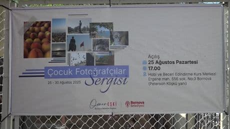 Bornovalı çocuklardan fotoğraf sergisi