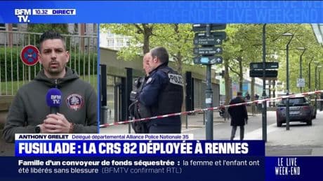 "On est vraiment assujetti à ce type d'évènement", réagit le délégué départemental d'Alliance Police Nationale 35 après la fusillade à Rennes