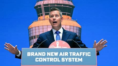 Trump administration unveils a plan to modernize the air traffic control system