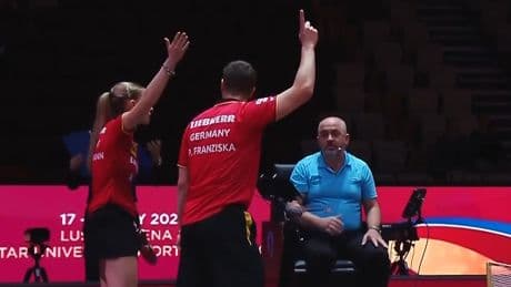 Tischtennis-Eklat - Deutsches Duo erlebt Videobeweis-Albtraum