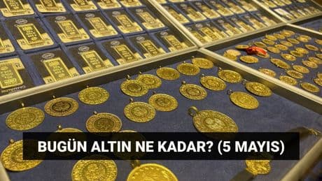 Bugün altın ne kadar oldu? 5 Mayıs gram altın ve çeyrek altın fiyatı: Canlı altın kuru