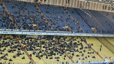 Fenerbahçe maçında büyük tepki! "Ali Koç istifa!"