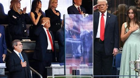 Donald Trump brings very different entourage to Yankees game in wake of Charlie Kirk assassination after family night at US Open