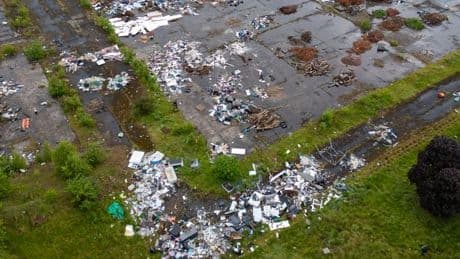 Former Scots Rolls Royce factory site becomes dump amid relentless fly-tipping