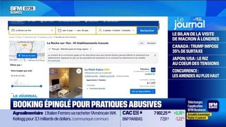 Booking épinglé pour pratiques abusives