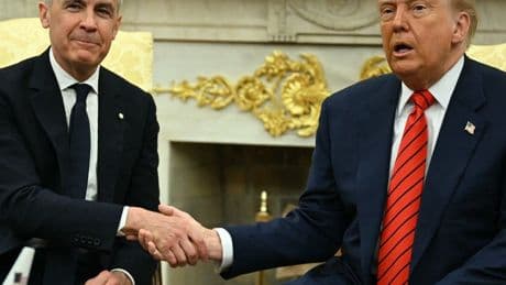 Mark Carney directly negotiating with Donald Trump to end trade war
