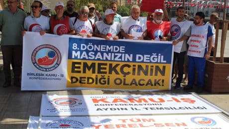 Aydın’da Birleşik Kamu-İş’ten tepki: “Bu teklif sefaletin itirafıdır”