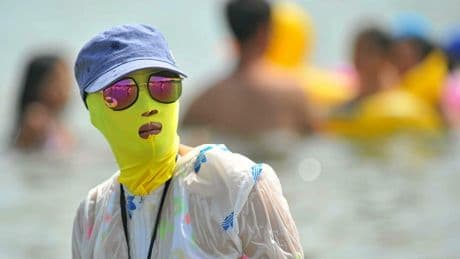 Le facekini : voici le nouveau look le plus tendance en Chine