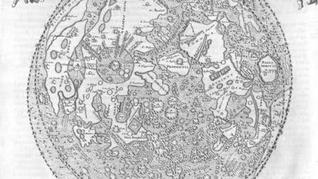 El mapa lunar de Johannes Hevelius, la primera cartografía del satélite publicada en 1647