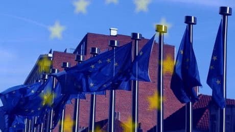 Un día de Europa nublado y gris