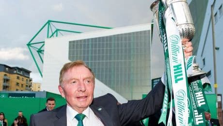 Sir Tom Farmer dead at 84 as Hibs fans pay tribute to club 'saviour' and Edinburgh business tycoon