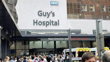 Guy’s Hospital in London evacuated after chemical incident
