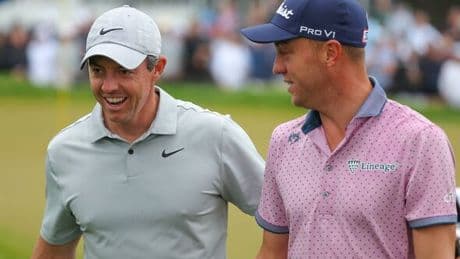 Scottie Scheffler and Justin Thomas reach same Rory McIlroy stance before Truist Champs
