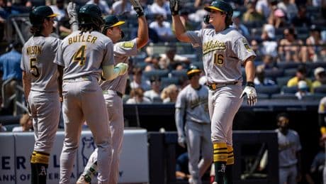 Nick Kurtz And Latest Incarnation Of A’s Savors Lopsided Shutout Win At Yankee Stadium