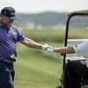 Trump is caught using OLD golfing picture to prove he's alive amid cruel conspiracy theories