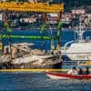 Superyacht pulled from seabed 10 months after sinking off Sicily