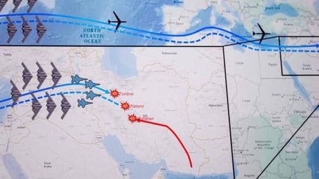 Así ha sido la operación 'Martillo de Medianoche': un ataque 'devastador' con 125 aviones y bombas de 15.000 kilos