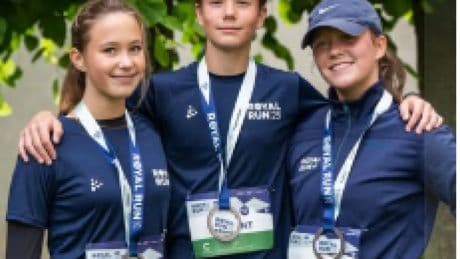 La familia real danesa, muy atlética, participa en la carrera The Royal Run