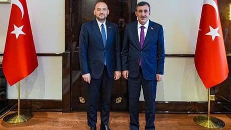 Cumhurbaşkanı Yardımcısı Cevdet Yılmaz MÜSİAD yönetimini kabul etti