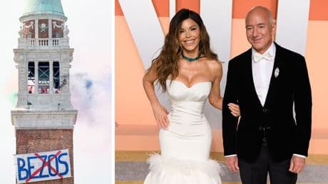 Vorm Ja gibt’s viel Nein - Proteste gegen Millionenhochzeit von Jeff Bezos in Venedig
