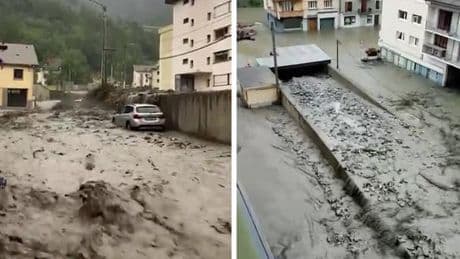 Savoie : de violents orages provoquent la crue la plus importante en soixante-dix ans