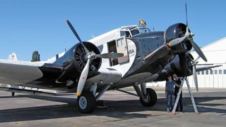 Ju 52 in Frankfurt: Erst Teilzeit, dann Rente
