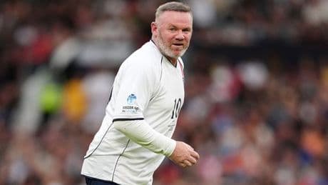 Man Utd legend Wayne Rooney rolls back the years with stunning goal in charity match