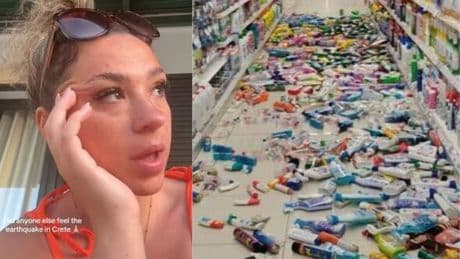 Crete earthquake: Brit tourist describes horror moment she woke up to 'room shaking'