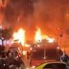 Athens is burning after petrol bomb riots see attacks on police - before 70 are arrested