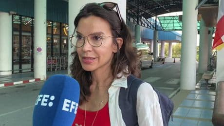 Silvia Bronchalo dice que su hijo, Daniel Sancho, condenado en una cárcel de Tailandia, está 'perfectamente'