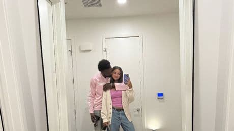 Bronny James and girlfriend cozy up in PDA photo for anniversary