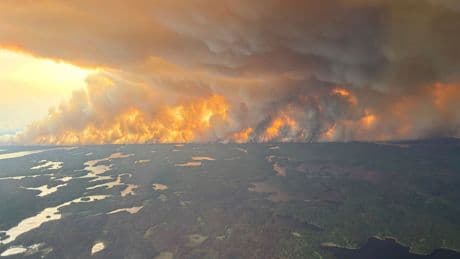 More than 90 wildfires are out of control in Canada