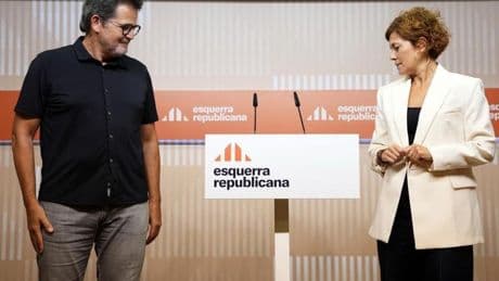 Esquerra cambia su imagen y abandona el amarillo del 'procés' para adaptarse al cambio de ciclo político en Cataluña