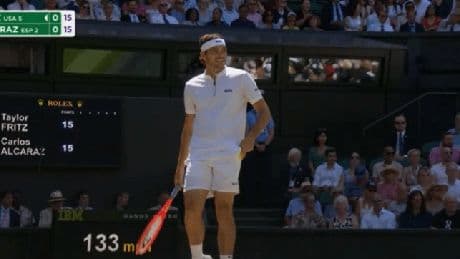 ‘We need Rufus!’ – Carlos Alcaraz vs Taylor Fritz Wimbledon semi-final interrupted