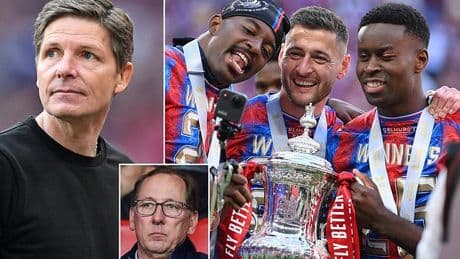 Crystal Palace's European fate could be decided TODAY after former owner John Textor rushed to sell his shares due to UEFA's multi-club ownership rules