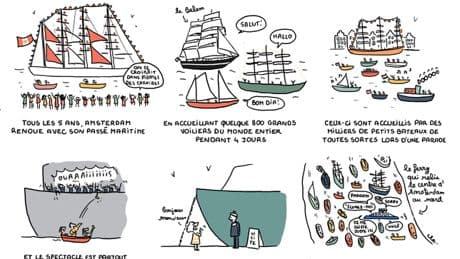 Dans le port d’Amsterdam, y a des marins (et 800 grands voiliers)
