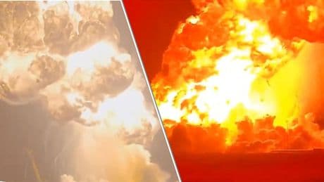 Booster SpaceX Starship explodeert tijdens test in Texas