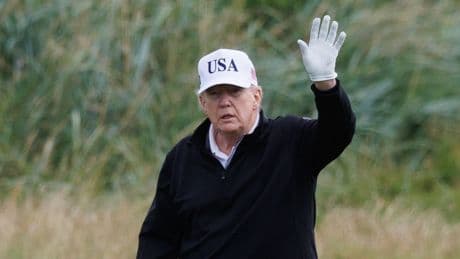 Trump gets down to business with trade talks with European Commission president