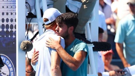 Alcaraz - Sinner, final Masters Cincinnati: marcador, estadísticas y narración de la victoria del español tras la retirada de Jannik