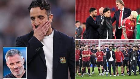 Jamie Carragher admits Ruben Amorim quitting Man United 'could suit everyone' - after the manager invited Sir Jim Ratcliffe to sack him following woeful Europa League final defeat