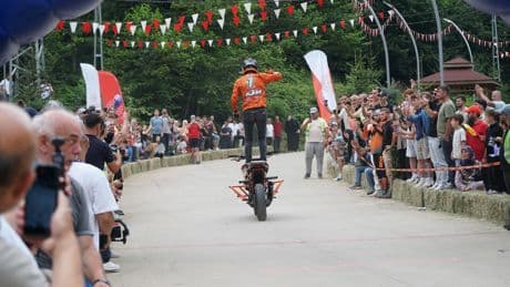 Rize'de motosiklet şov