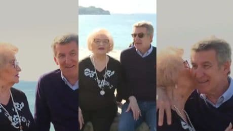 Feijóo felicita a las madres, especialmente a la suya, Sira, quien le anima a seguir &quot;para arreglar lo que está desarreglado&quot;