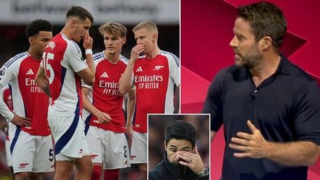 Jamie Redknapp delivers damning verdict on Arsenal's glaring weakness as alarming statistic emerges after 2-1 defeat by Bournemouth