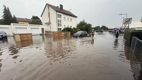 Nürnberg: Unwetter mit Starkregen führt zu über 300 Notrufen
