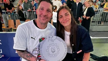 Stolz auf Papa - Tochter Lucie rührte  Meister-Kretzsche zu Tränen