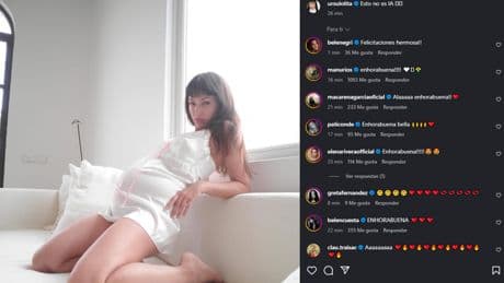 Úrsula Corberó anuncia su embarazo por instagram con una imagen sincera: «Esto no es IA»