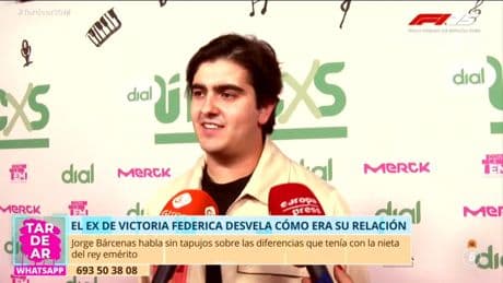 Jorge Bárcenas explica su silencio durante su relación con Victoria Federica: &quot;Ella quería estar más al margen&quot;
