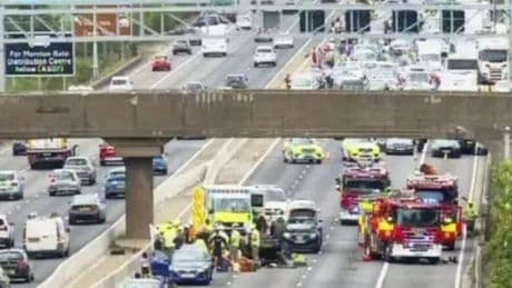 M1 closure LIVE: Motorway closed in both directions after ‘multi vehicle’ crash