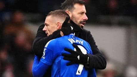Ruud van Nistelrooy salutes Leicester’s ‘best player ever’ Jamie Vardy